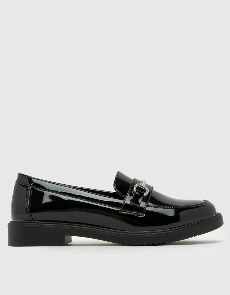 Lior Loafer Flat Shoes - Black