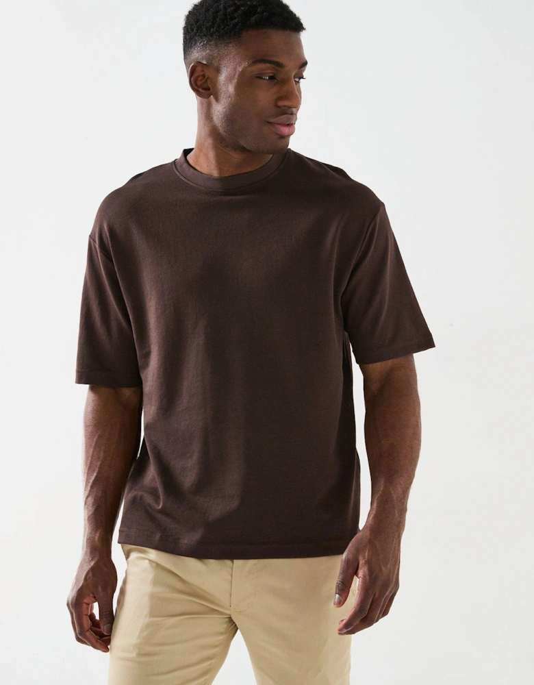 Oscar Short Sleeve T-Shirt - Dark Brown