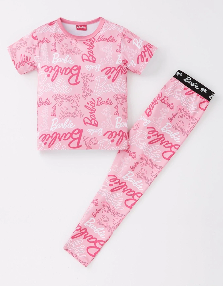 2 Piece Athleisure Set - Pink