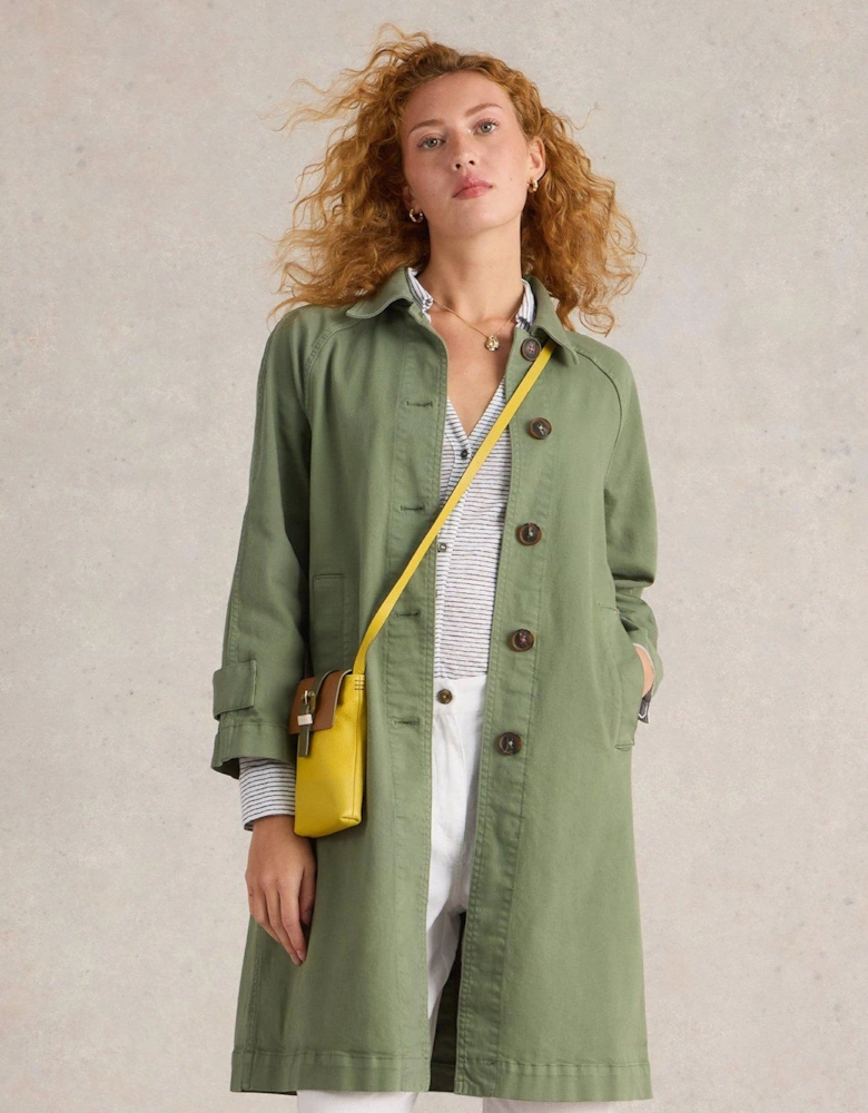 Oakleigh Denim Coat - Green