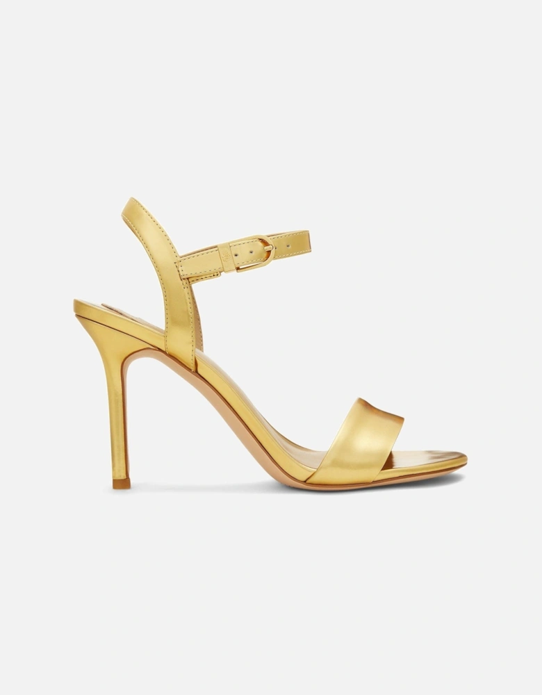 Gwen Heeled Sandals - Gold