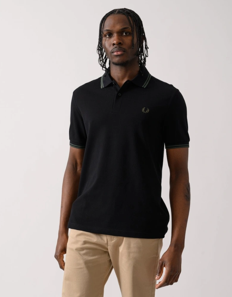 Mens Twin Tipped Signature Polo Shirt