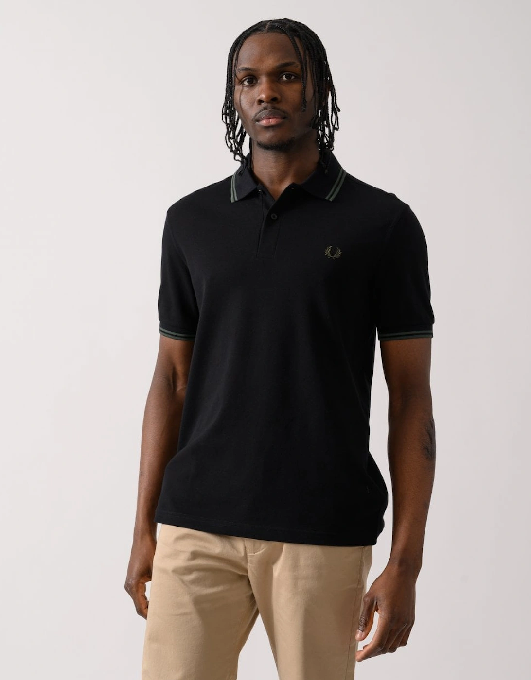 Mens Twin Tipped Signature Polo Shirt, 5 of 4