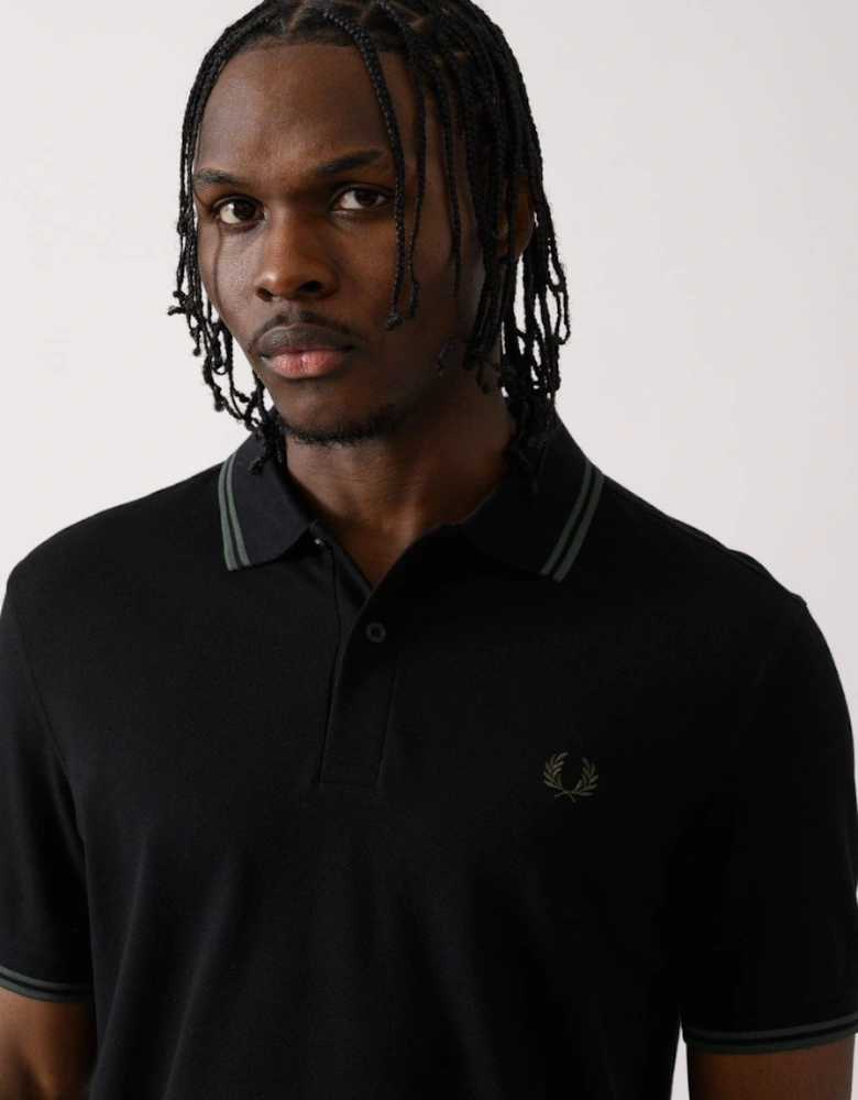 Mens Twin Tipped Signature Polo Shirt