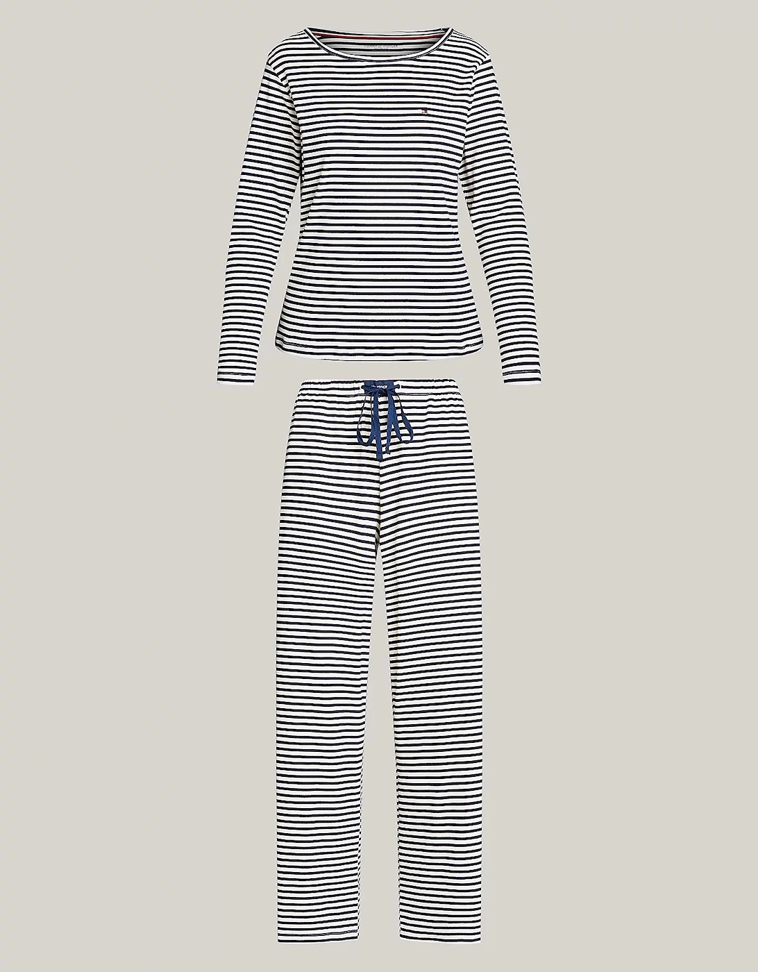 MONOTYPE Womens Pyjama Set Mini Bretton Stripe Desert Sky