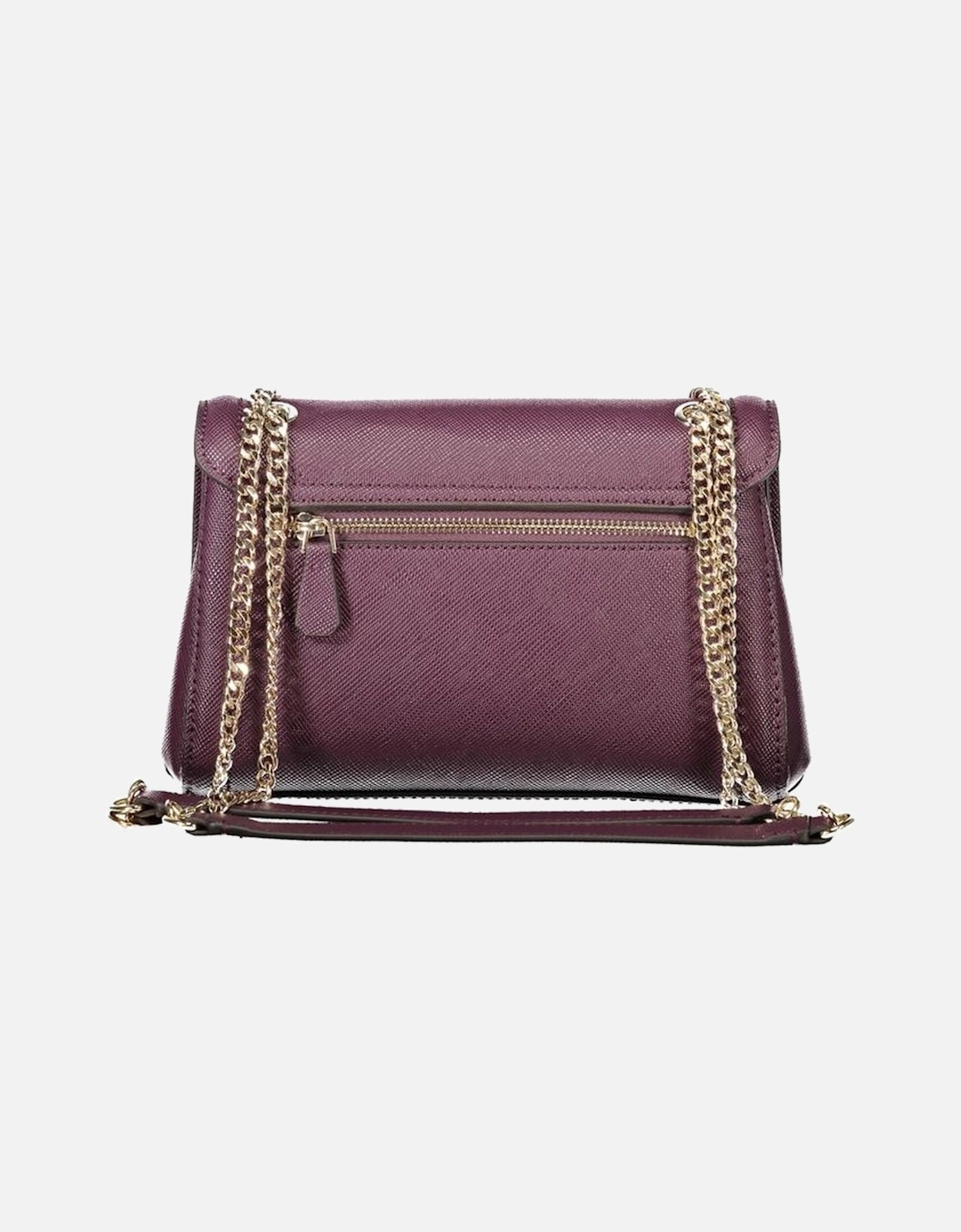 Purple Polyethylene Handbag Women