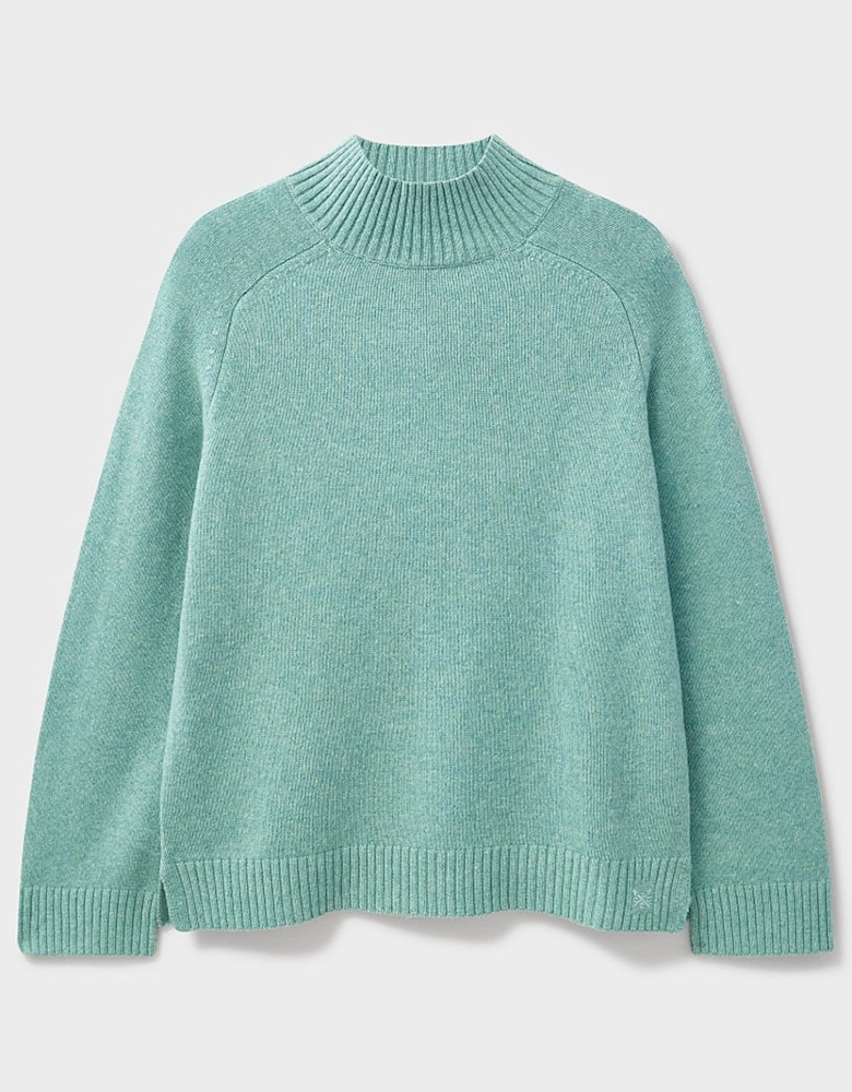 Women's Harmony Saddle Shoulder Jumper Sea Pine Marl