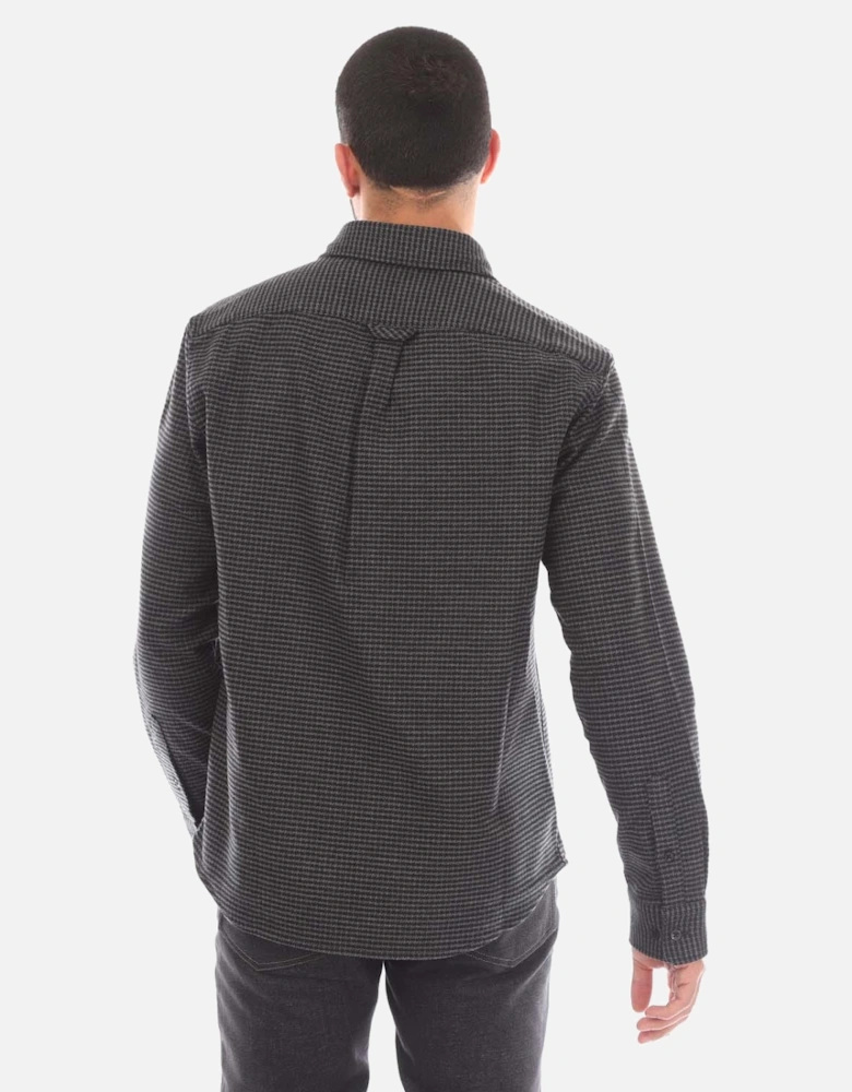 Cotton Houndstooth Scale Shirt