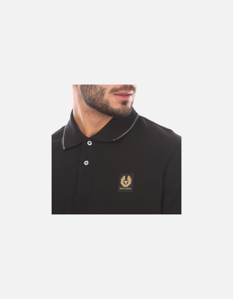 Cotton Pique Double Tipped Polo Shirt