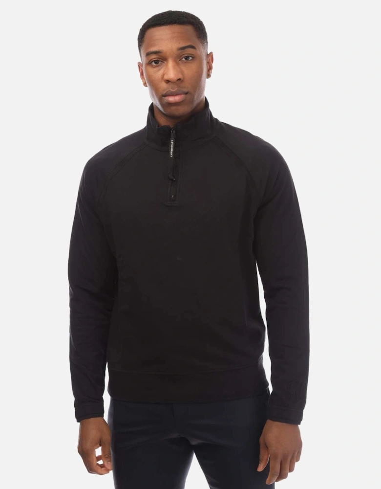 Light Fleece Half Zipped Sweatshirt