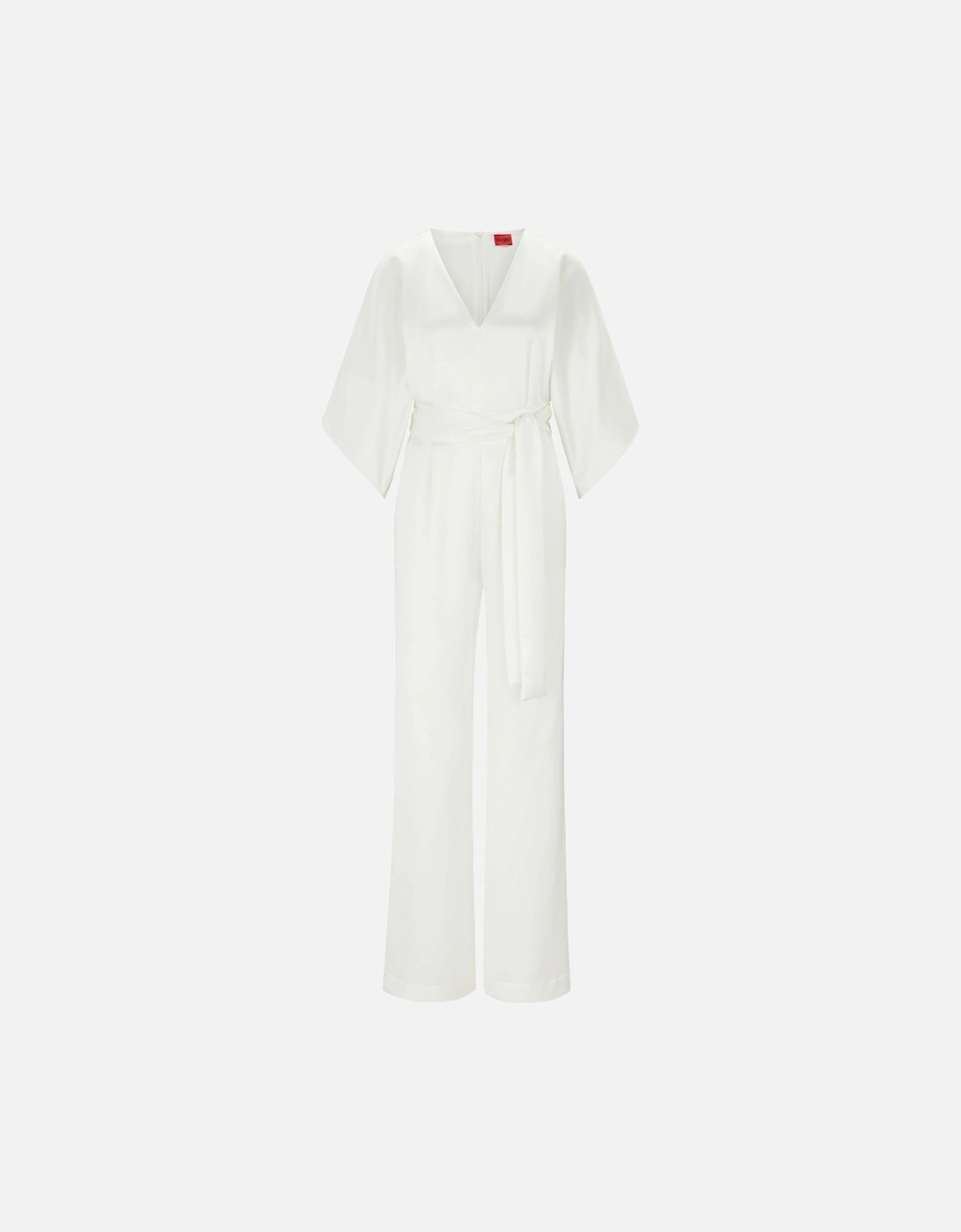 Hugo Boss Women's Kalaisa-1 Jumpsuit - Cream - Size: 8