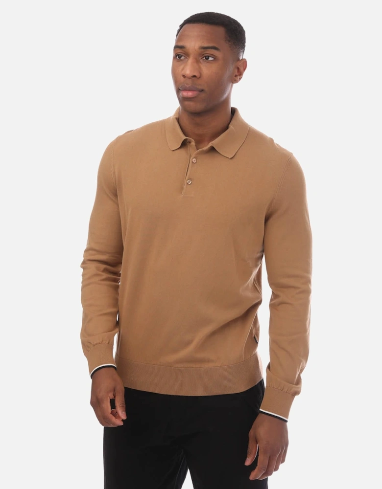 Regular-Fit Knit Polo Sweater