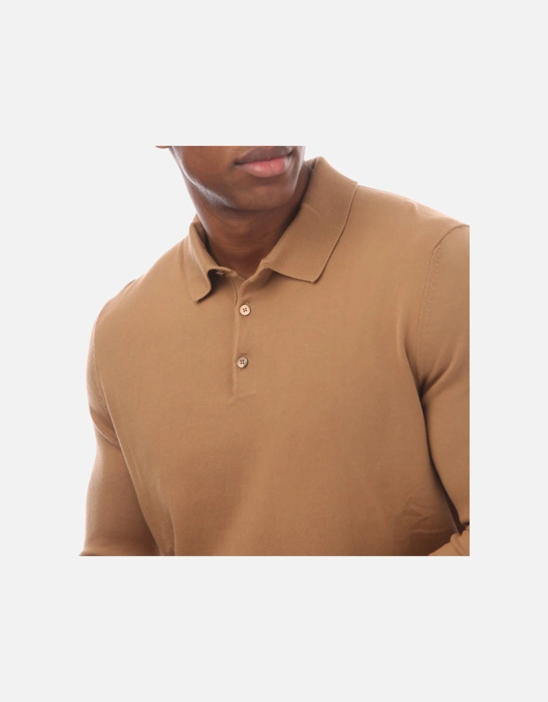 Regular-Fit Knit Polo Sweater