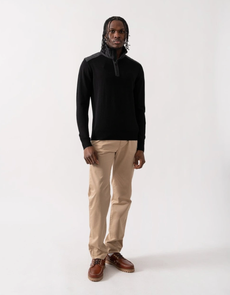 Kilmington Mens Merino Wool Quarter Zip Jumper