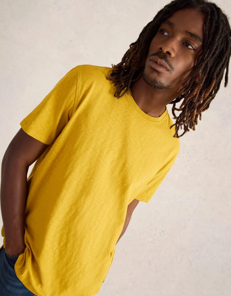 Men's Abersoch Short Sleeve Tee Light Yellow