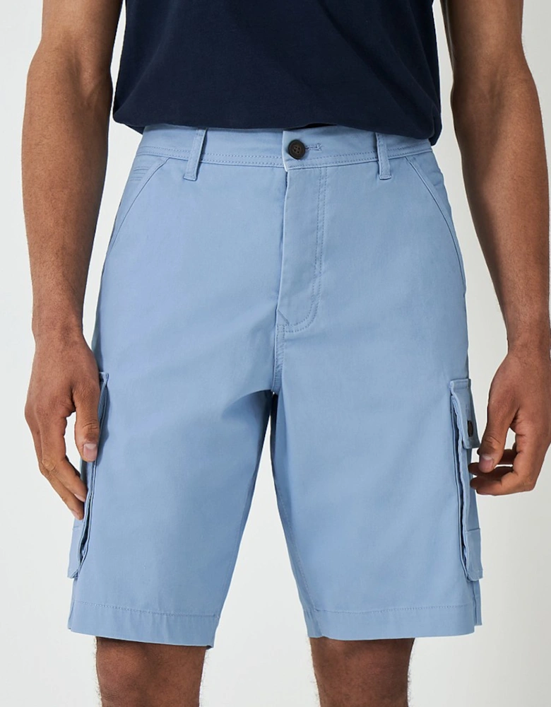 Men's Formby Stretch Cargo Shorts Dusk Blue