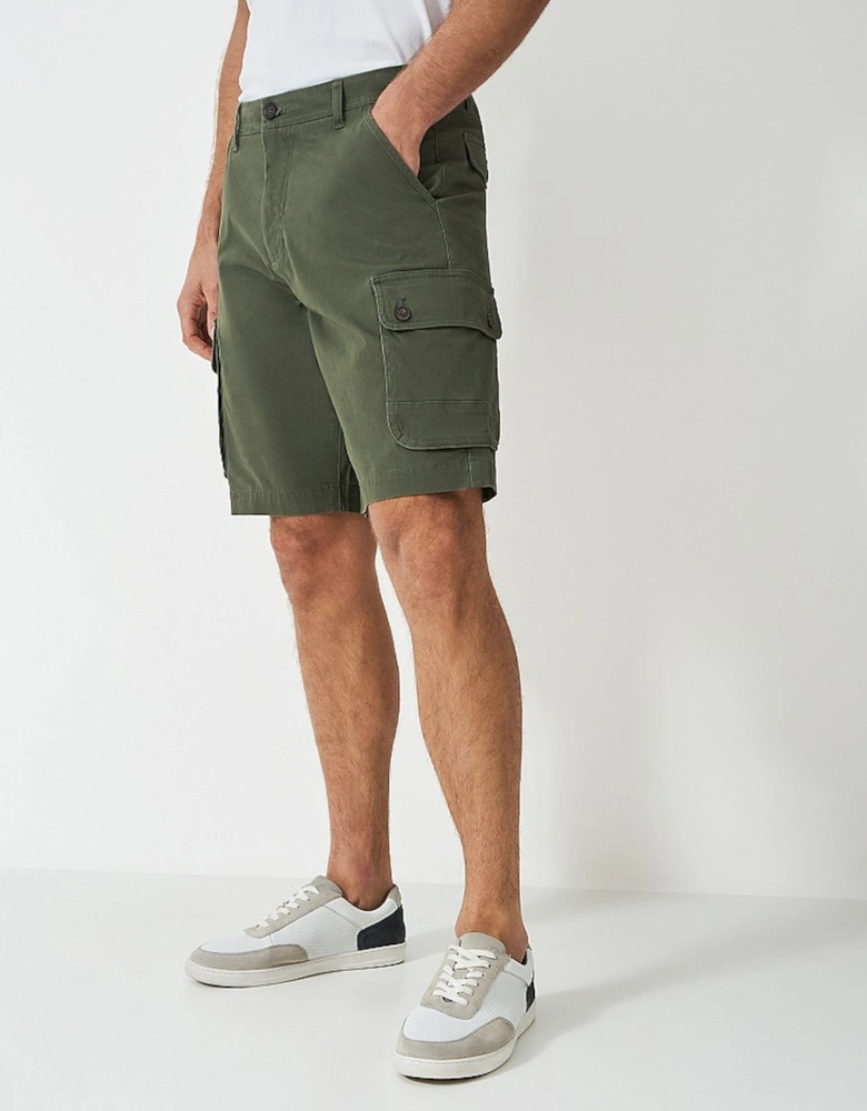 Men's Formby Stretch Cargo Shorts Heritage Olive