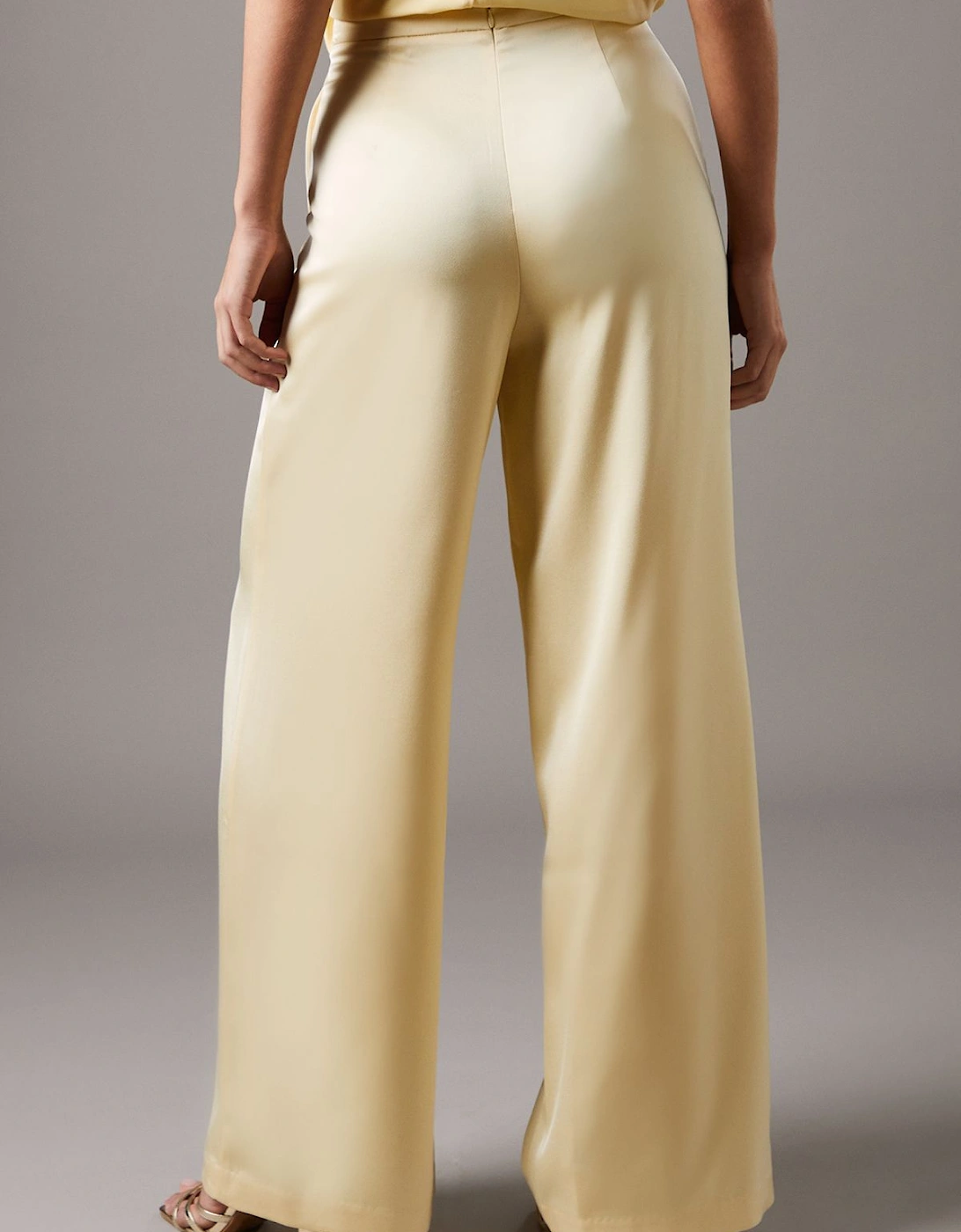 Satin Flare Trouser