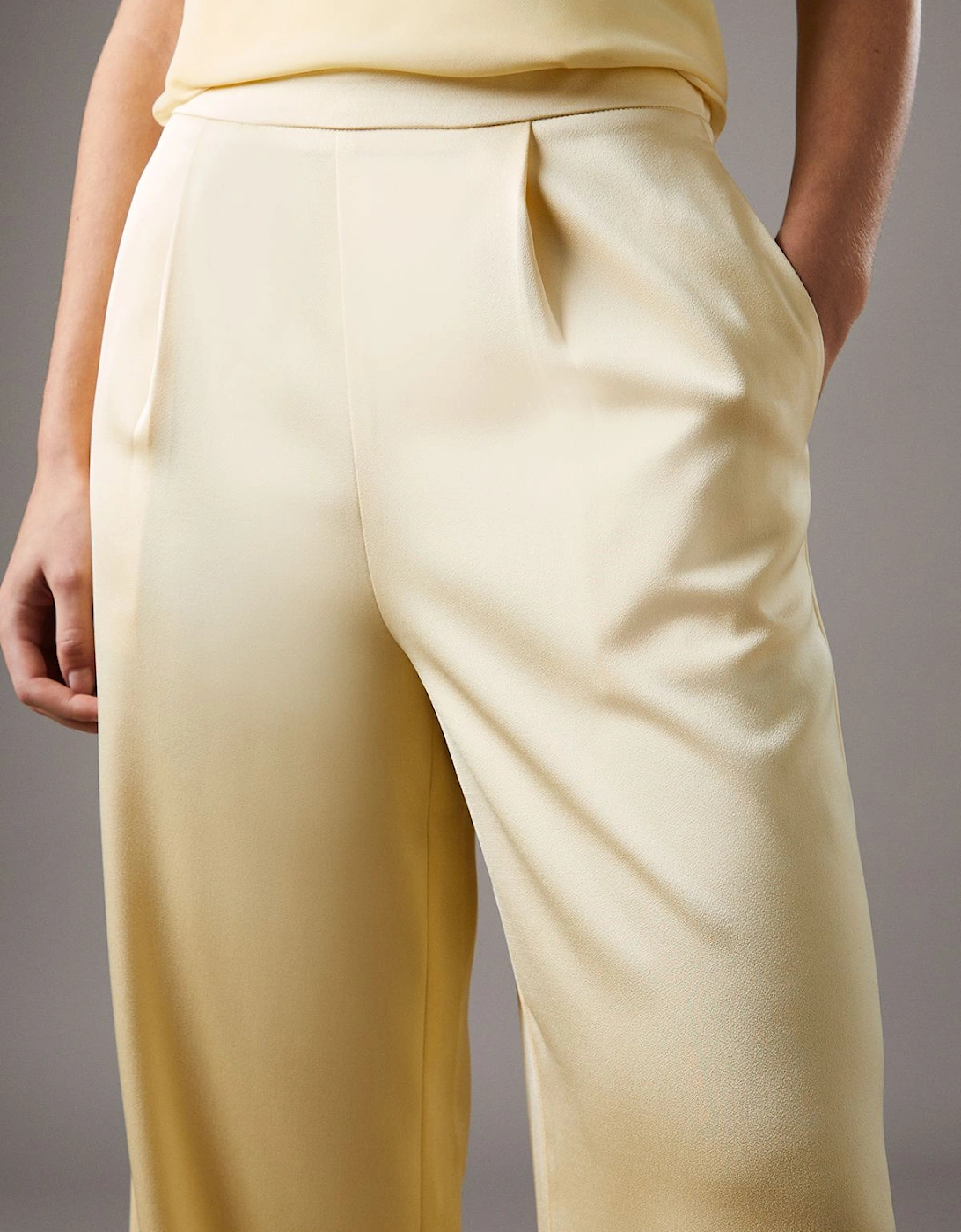 Satin Flare Trouser