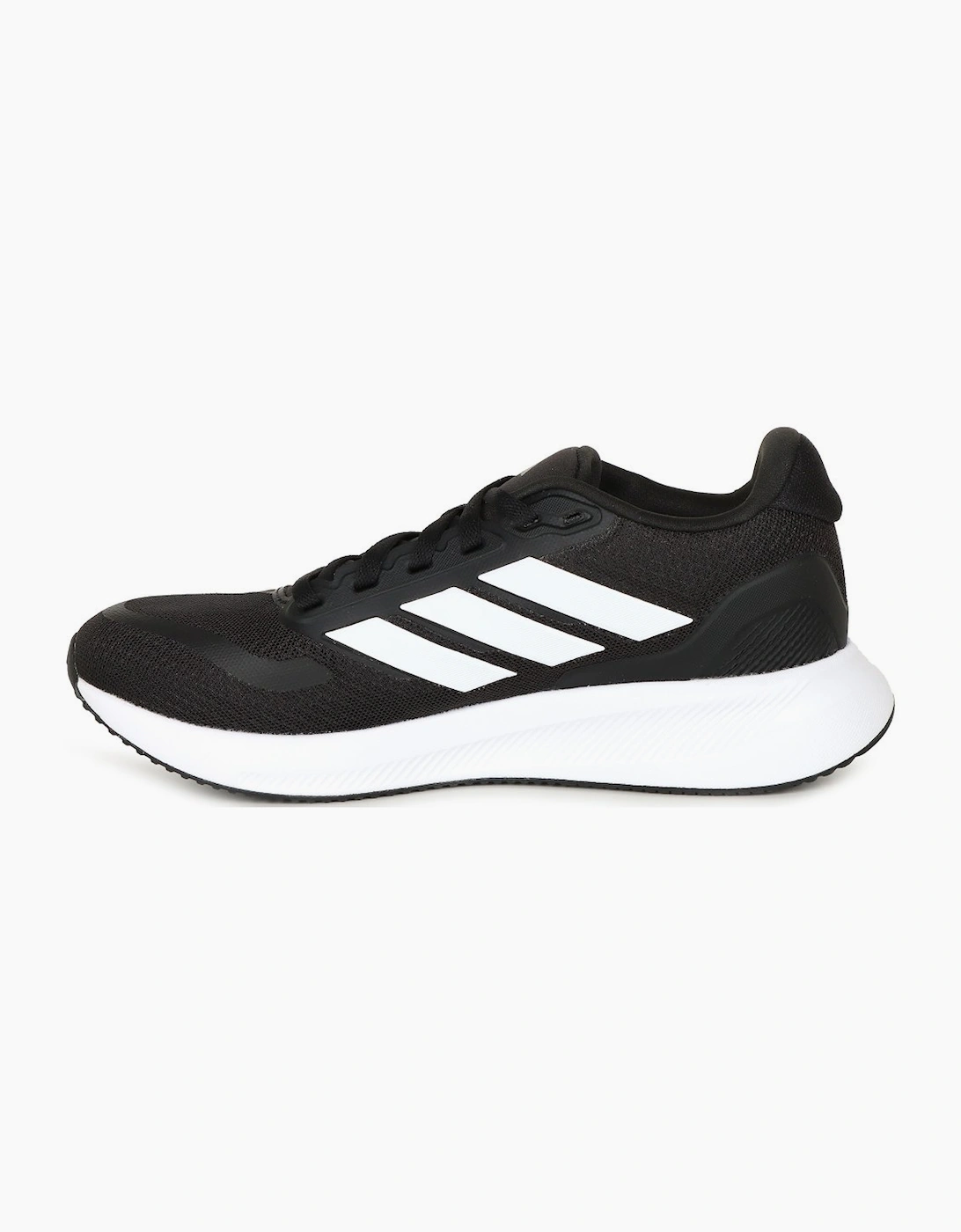 Adidas Boys Runfalcon 5 Juniors Running Shoes - Black/White - 5 (38) - Image 8