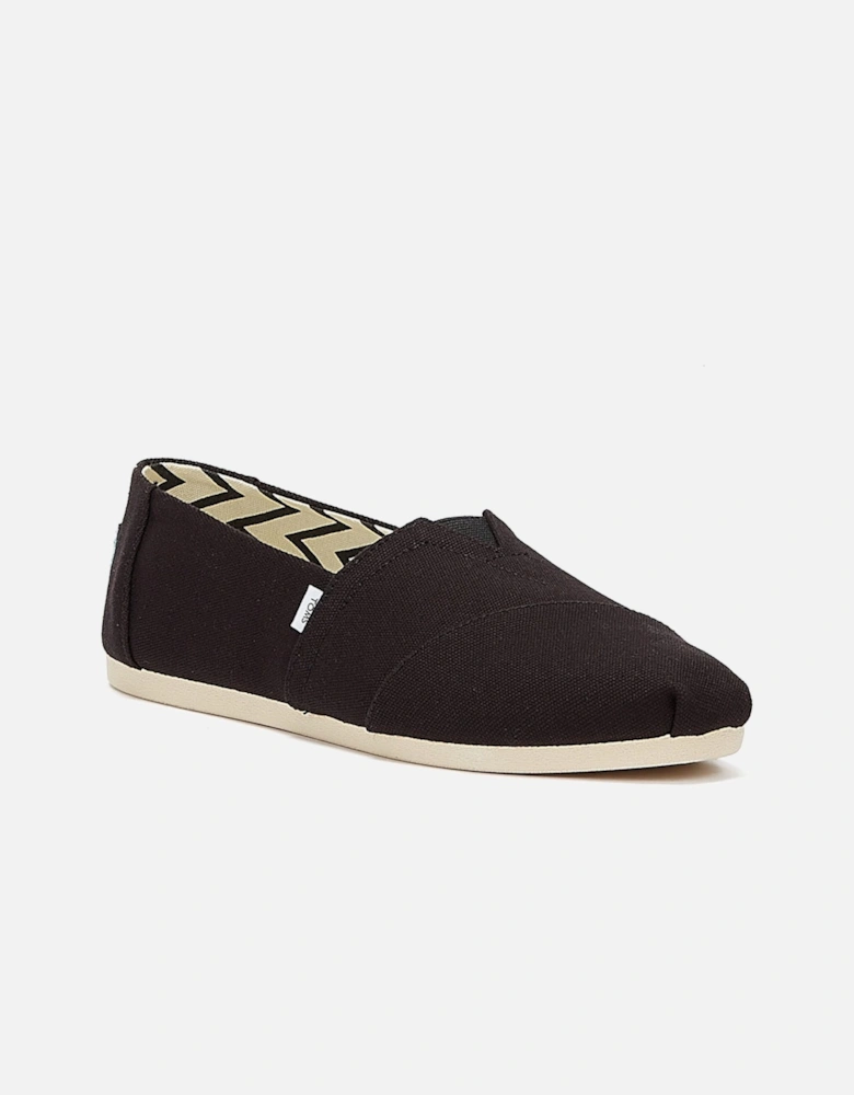 Alpargata Cotton Canvas Womens Black Espadrilles