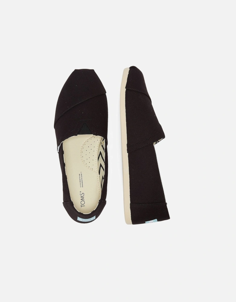 Alpargata Cotton Canvas Womens Black Espadrilles