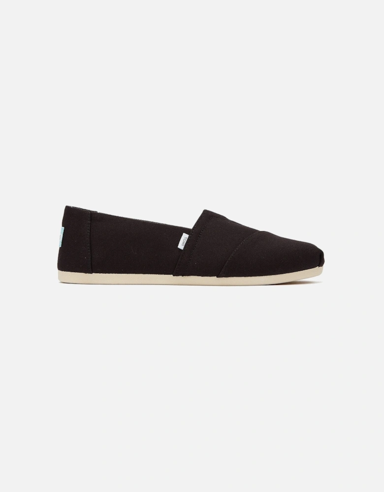 Alpargata Cotton Canvas Womens Black Espadrilles