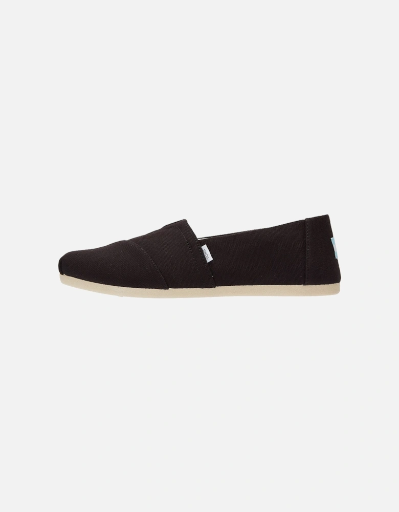 Alpargata Cotton Canvas Womens Black Espadrilles