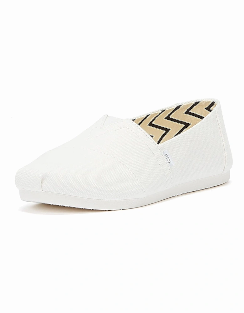 Alpargata Cotton Canvas Mens White Espadrilles