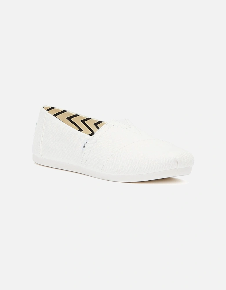 Alpargata Cotton Canvas Mens White Espadrilles