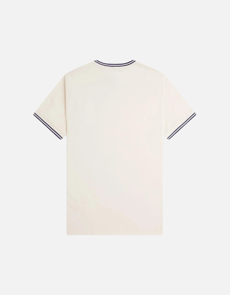 FP Twin Tipped T-Shirt - Ecru/Tennis Blue