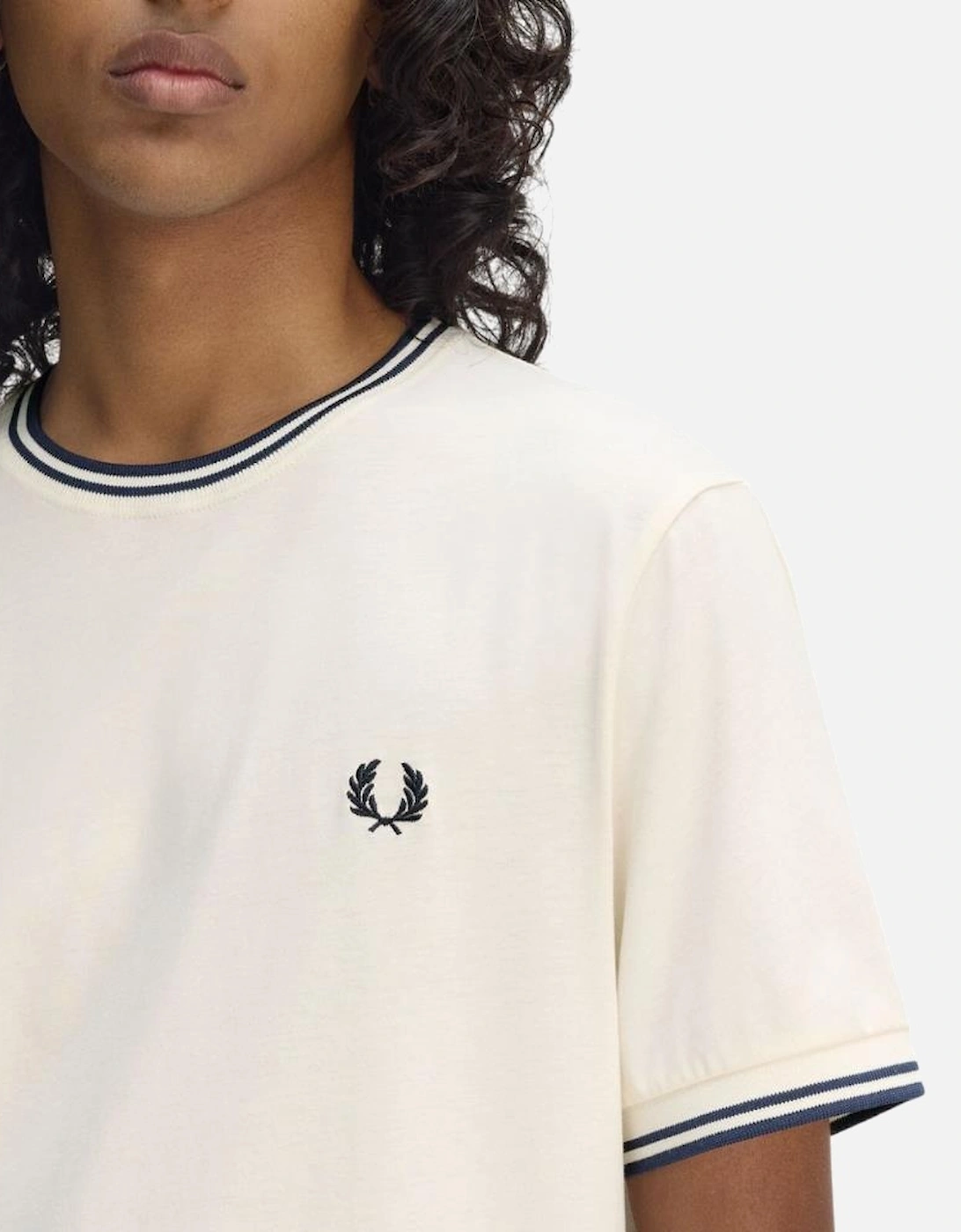 FP Twin Tipped T-Shirt - Ecru/Tennis Blue