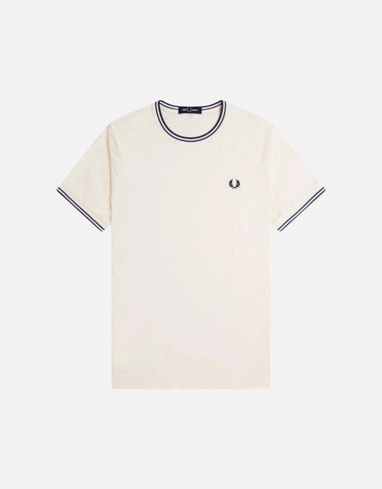 FP Twin Tipped T-Shirt - Ecru/Tennis Blue