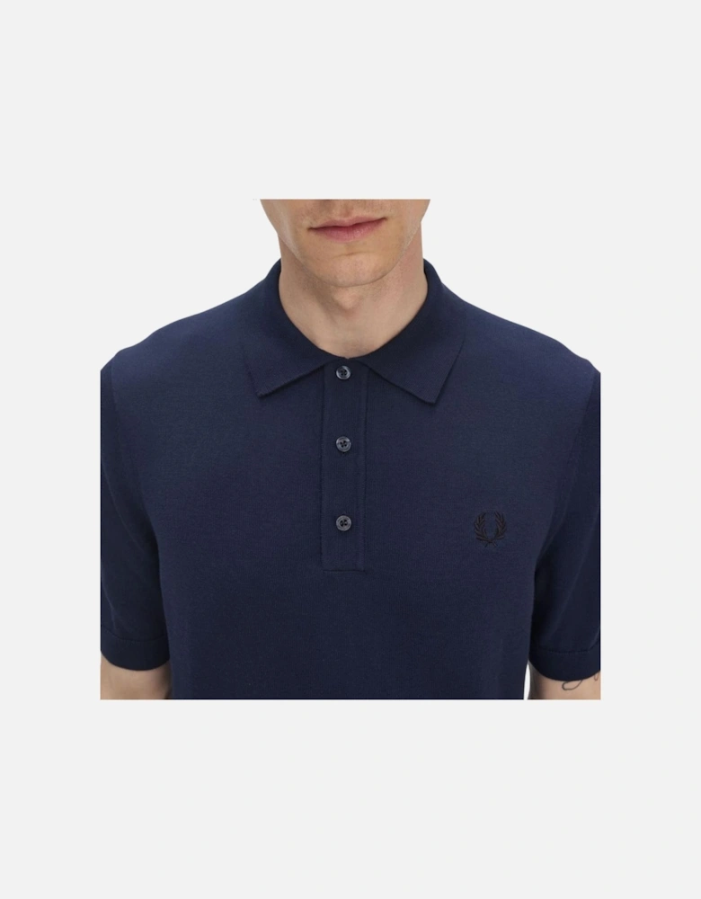 FP Cotton Knitted Shirt - Tennis Blue