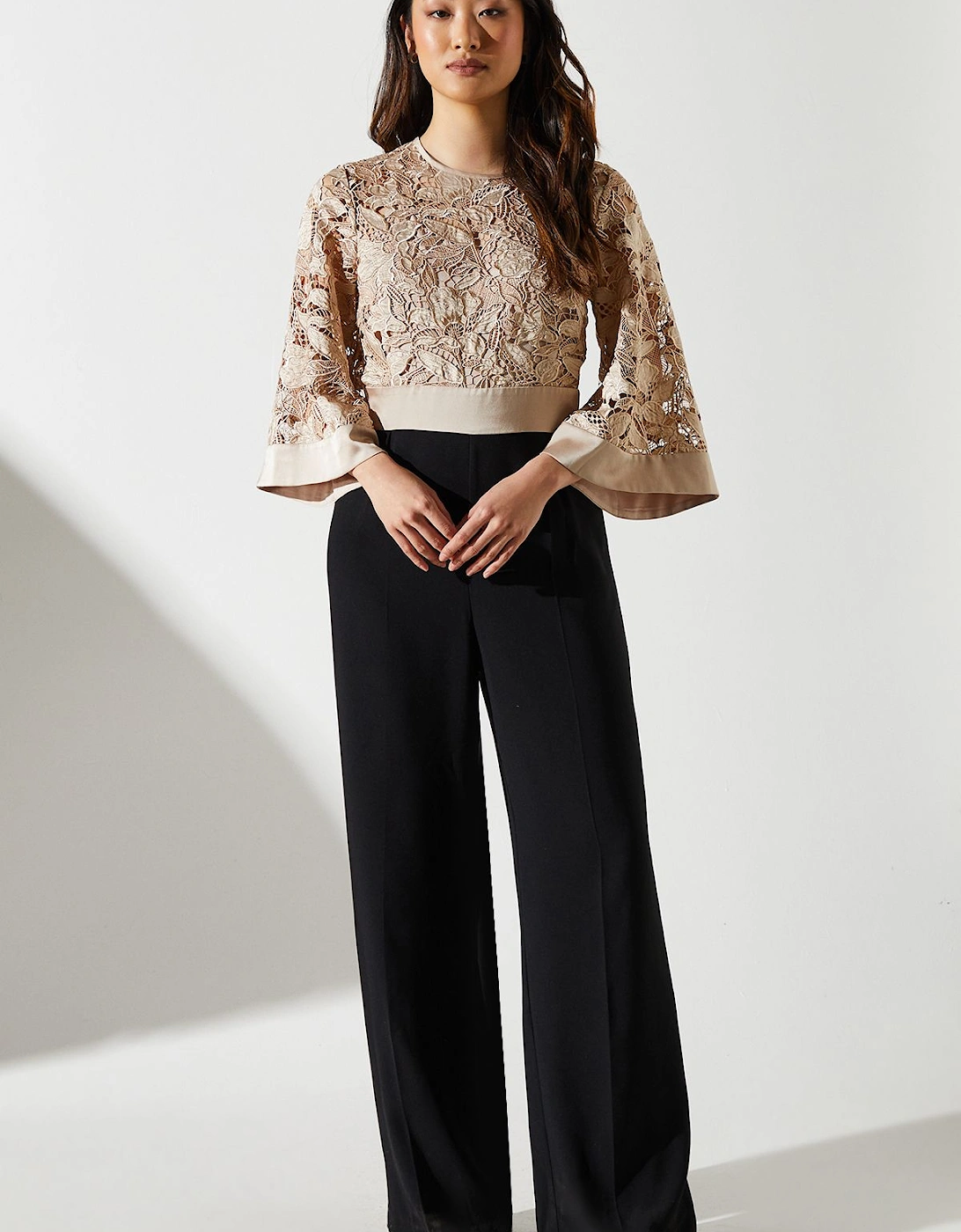 Lace Kimono Sleeve Jumpsuit, 6 of 5