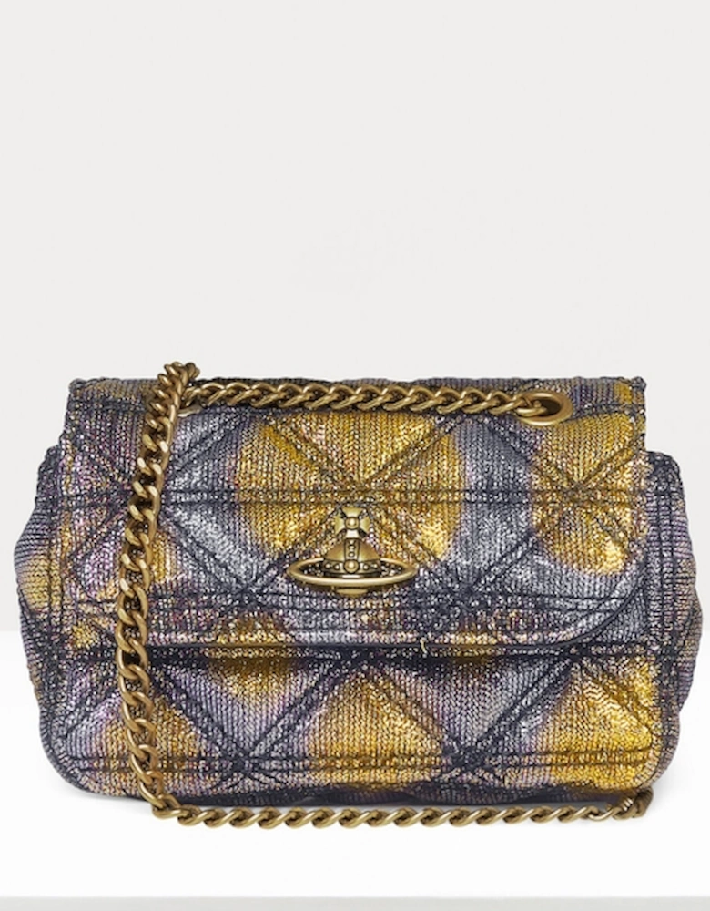 Small Jacquard Purse With Chain