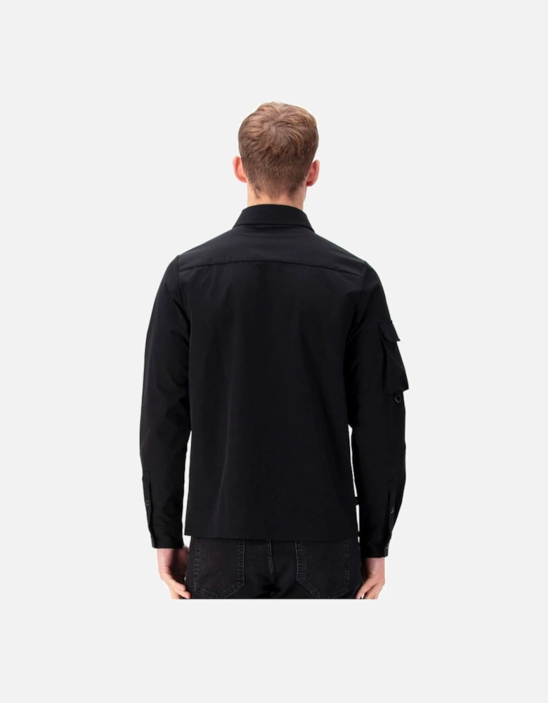 Luke Hulun Pocket Detail Shirt Jet Black