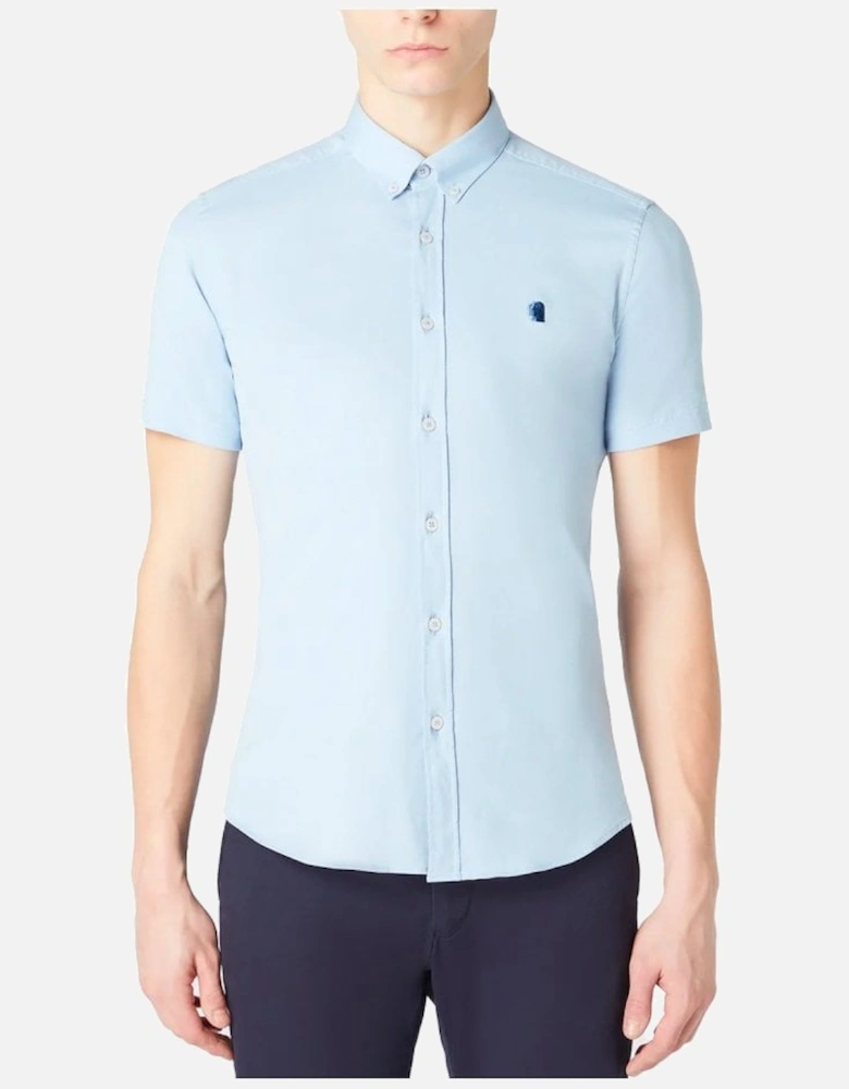 Slim Ashton Short Sleeve Shirt Light Blue