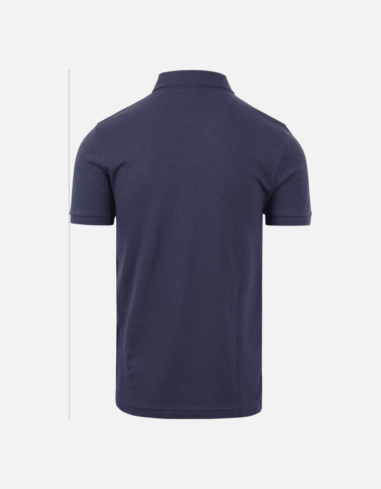 Passenger Patch Logo Cotton Navy Polo Shirt