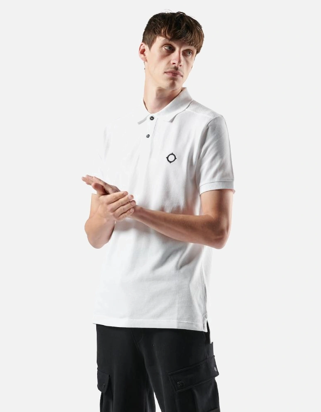 SS Pique Polo - White, 3 of 2