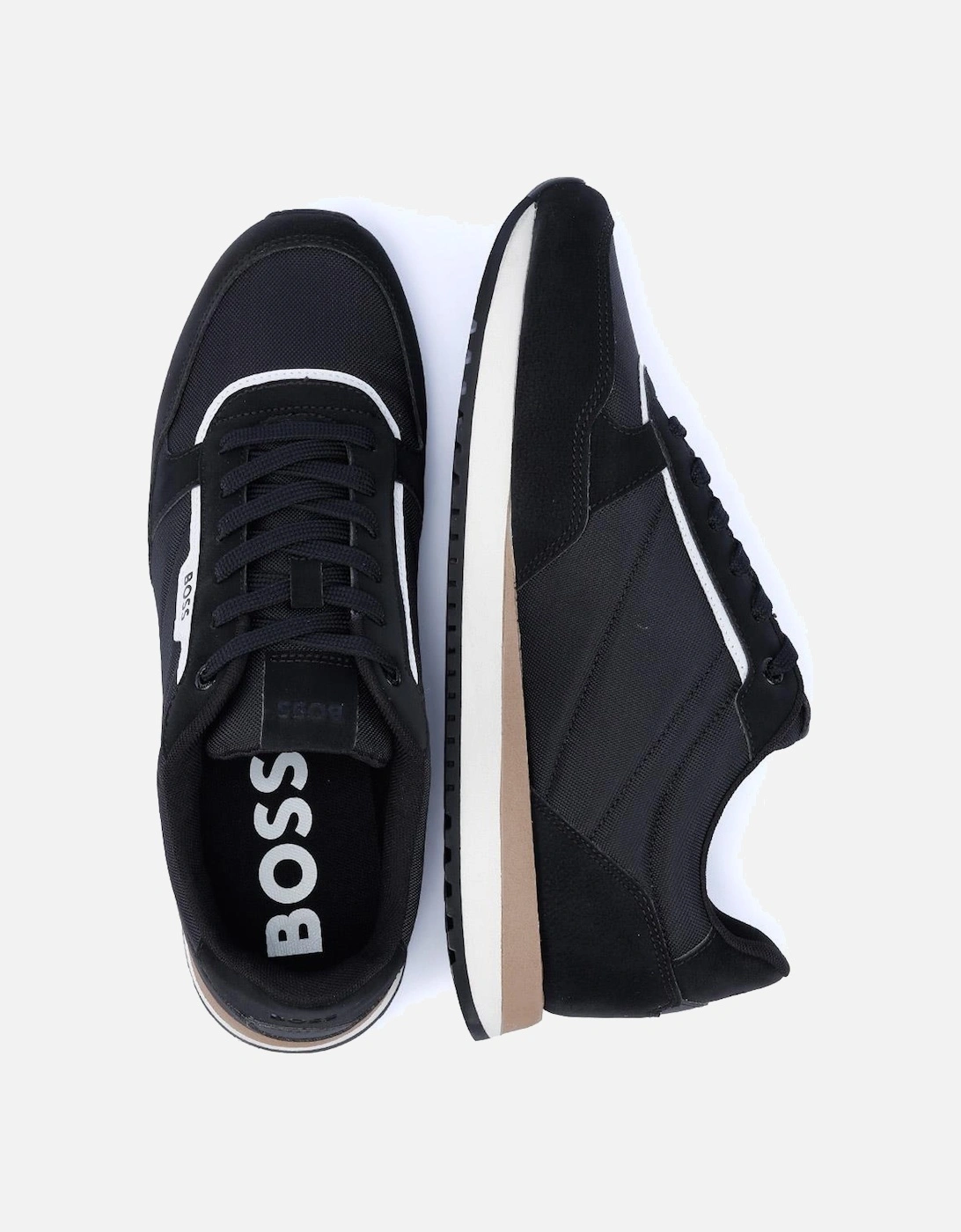 Boss Kai Runn Men's Black Trainers