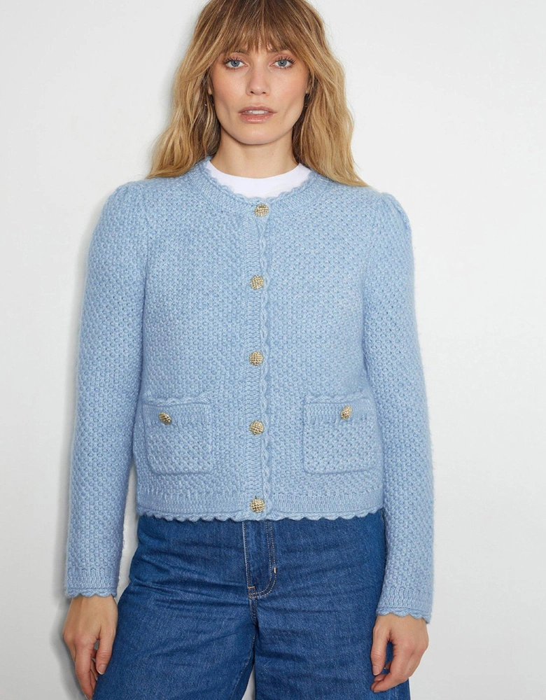 Suki Stitch Jacket - Blue