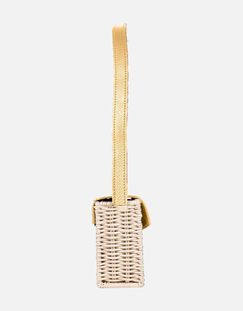 Mustard & Natural Mini Shou Shoulder Strap