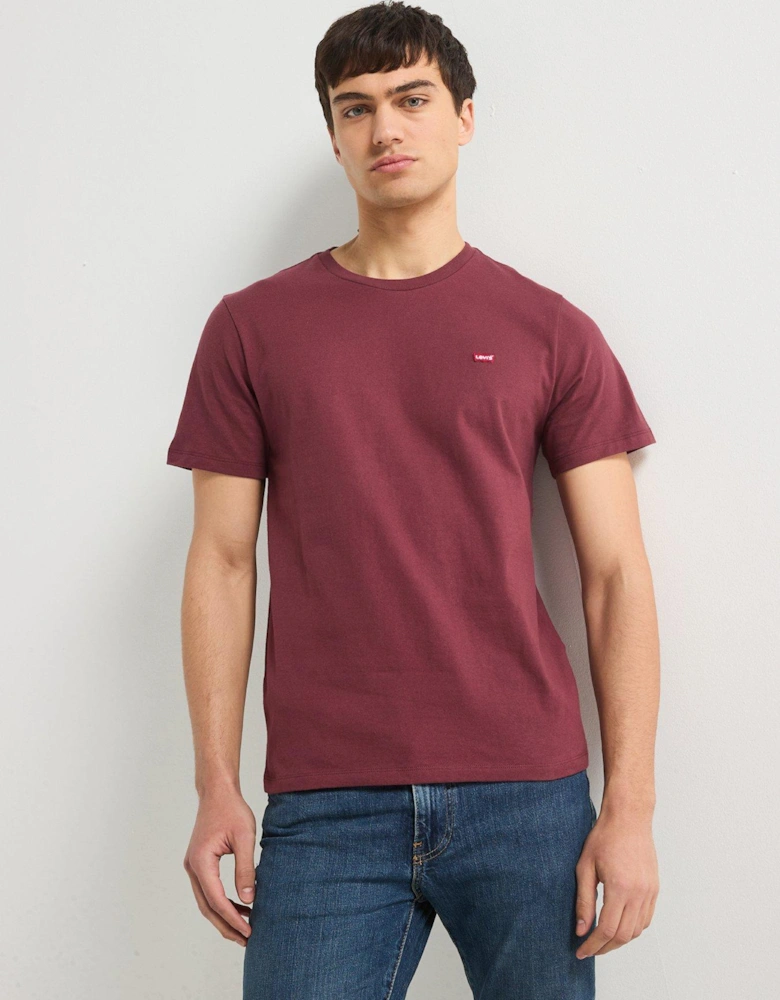 Short Sleeve Original Housemark Logo T-Shirt - Dark Red