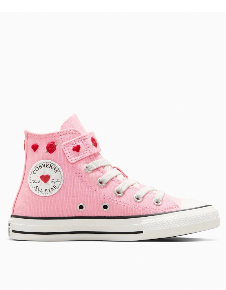 Kids Chuck Taylor All Star 1V Canvas Hi - Red