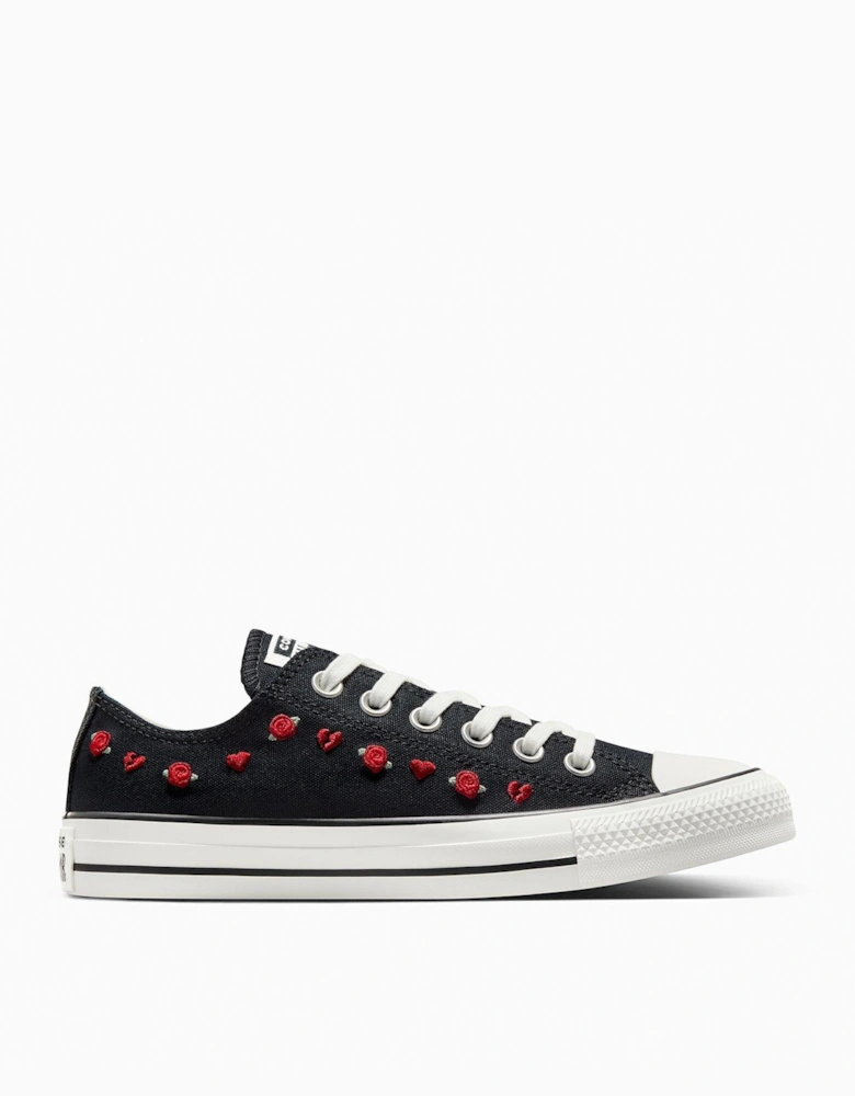 Womens Chuck Taylor All Star Canvas Ox - Red/Black