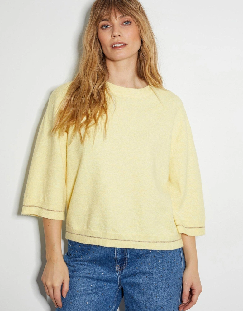 Coleen Crew Jumper - Yellow