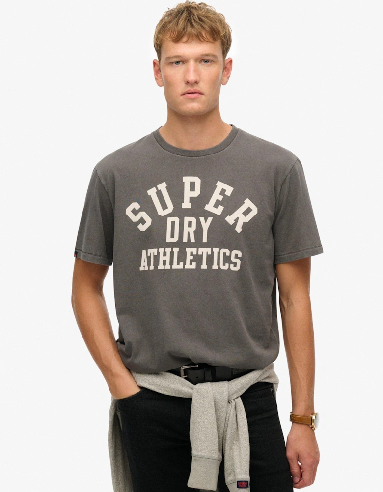 Athletics Graphic T-Shirt-Dark Grey