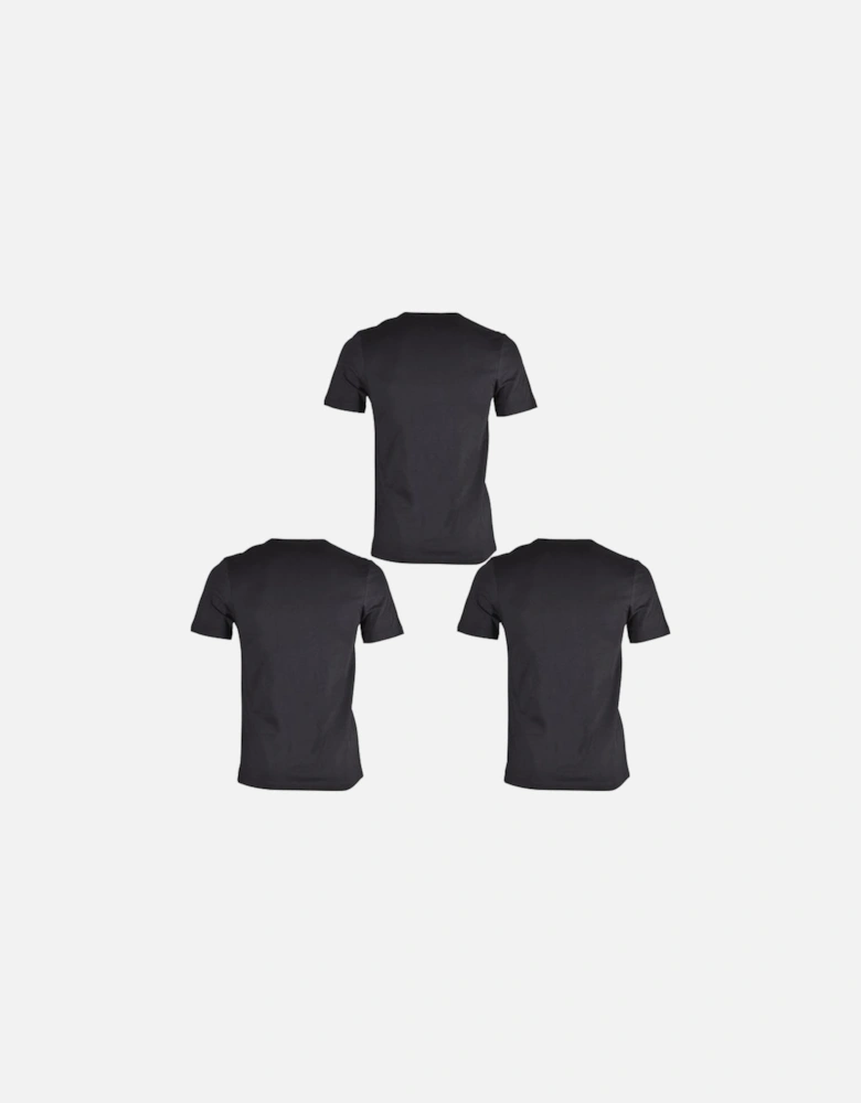 3-Pack Classic-Fit Crew-Neck T-Shirts, Black