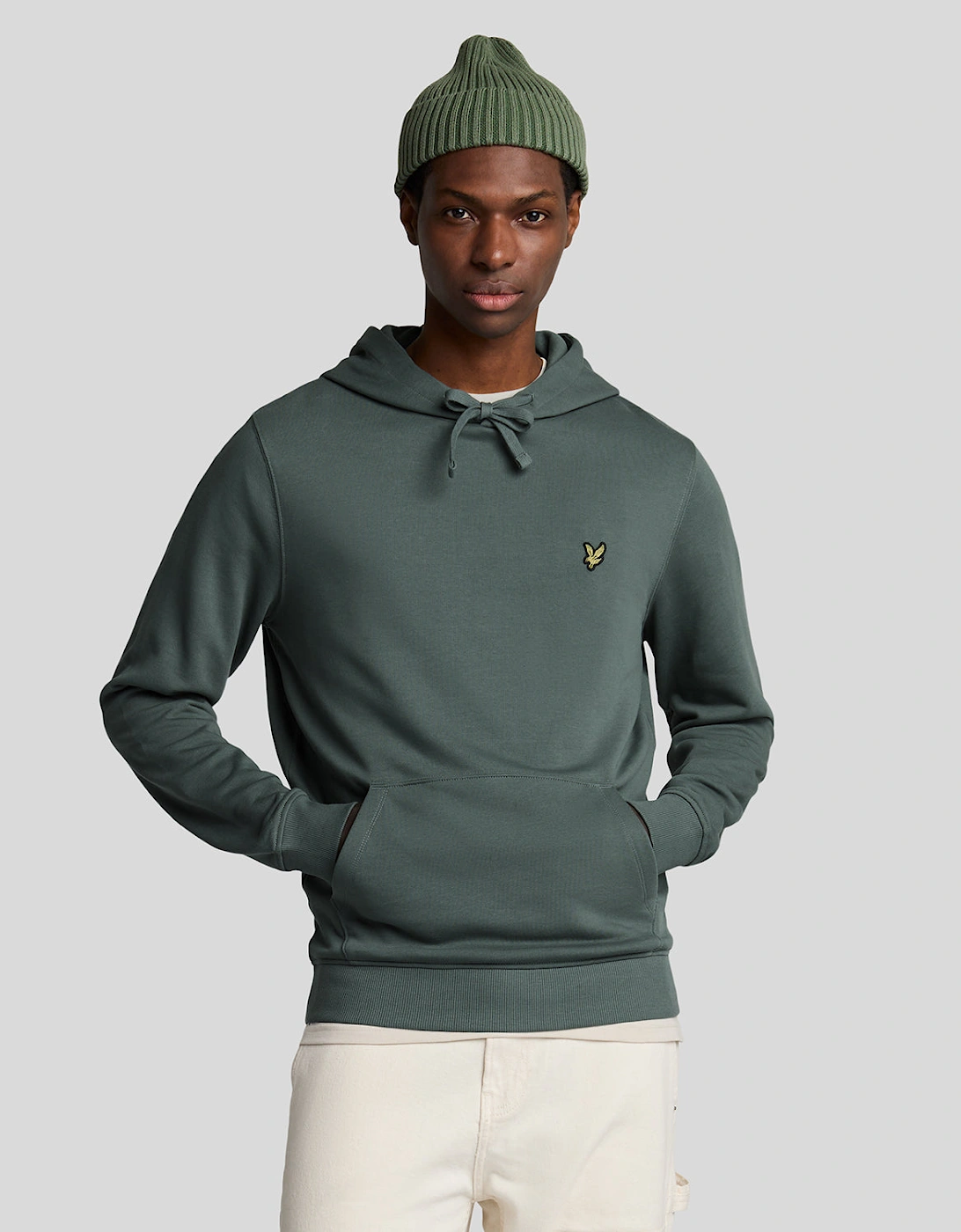 Lyle And Scott Men's Pullover Hoodie - Tan - Size: 42/Regular